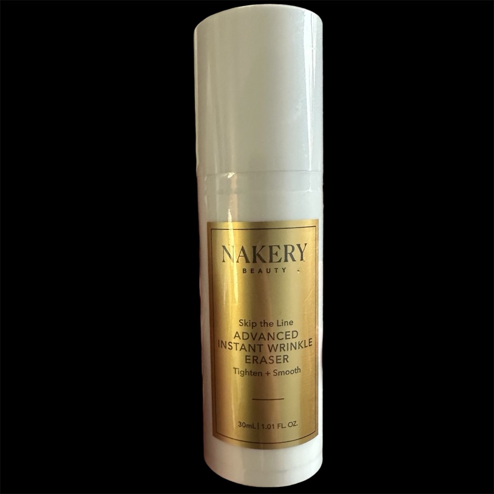 New Nakery Beauty Advanced Instant Wrinkle Eraser- Tighten + Smooth; Sealed 30mL